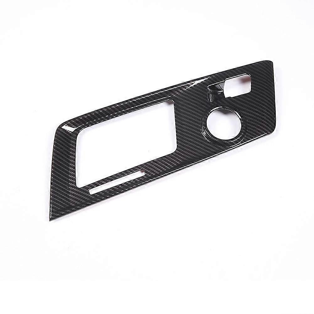 Car Carbon Fiber Central Control Shift Panel Decal Interior Modification For Corvette C7 2014-2019