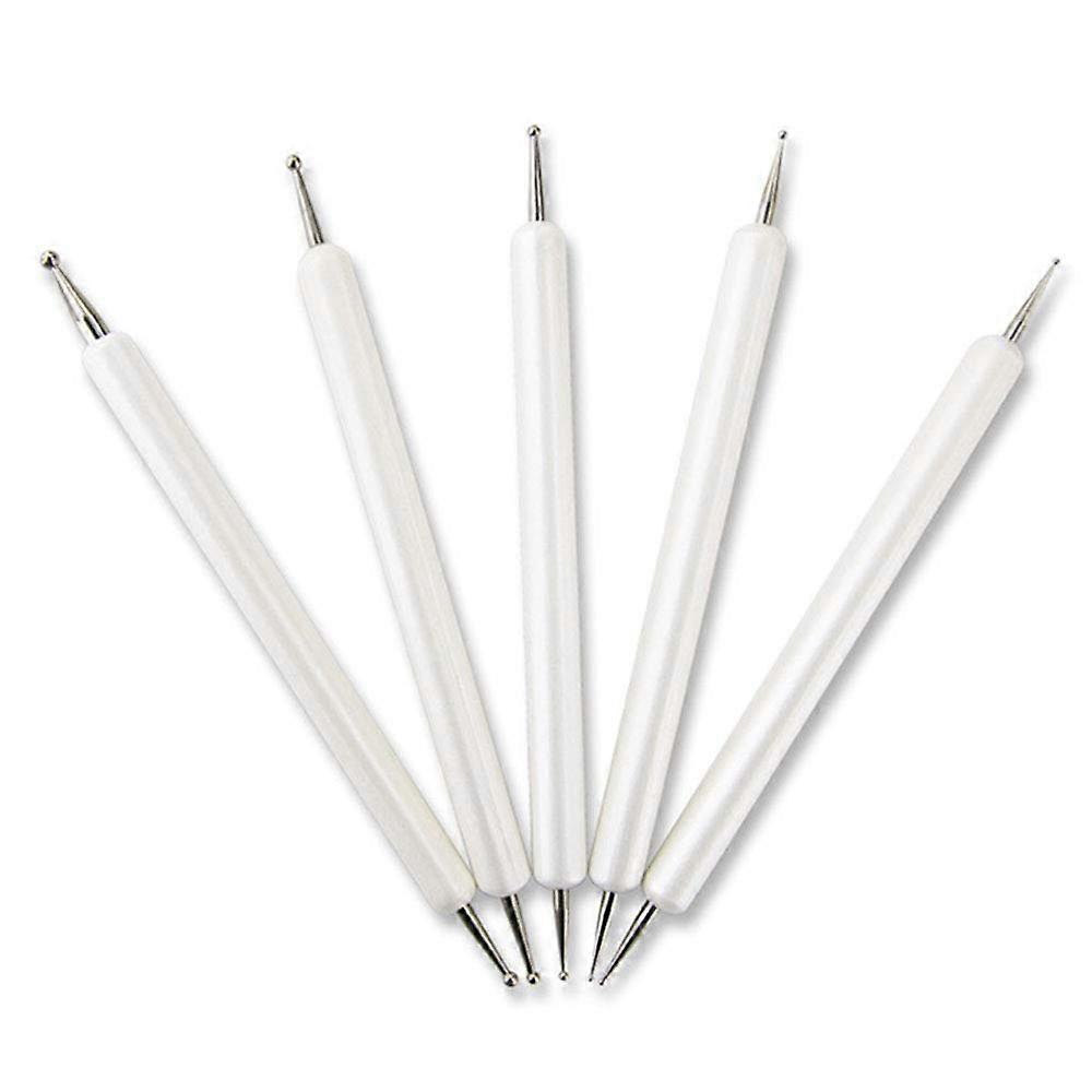 Embossing Stylus Set Double End Tracing Dotting Tool Stylus for Carbon Transfer Paper Mandala Rock Painting, Pottery Clay Craft, Embossing Art 5 Pcs