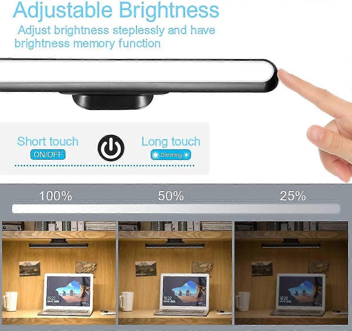Dimmable Touch Light Bar, 3w Built  in 2000mah