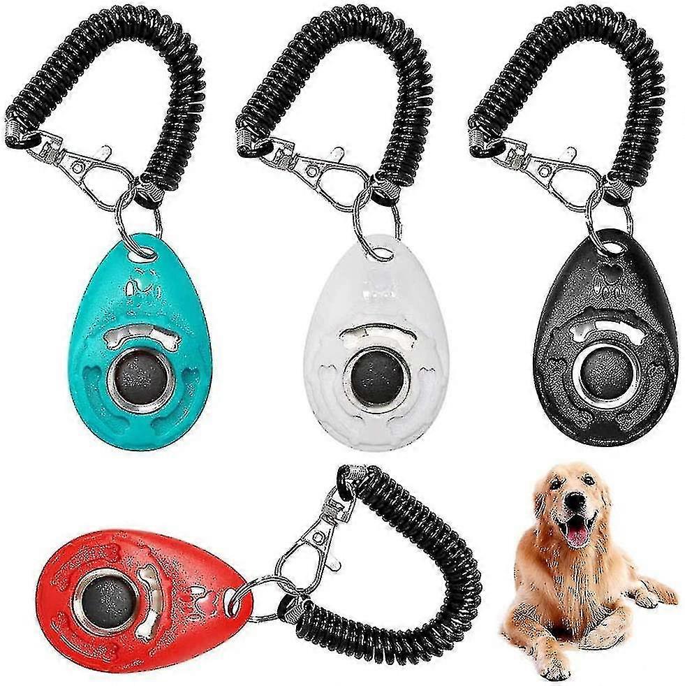 プロフェッショナル4個の犬のトレーニングクリッカー