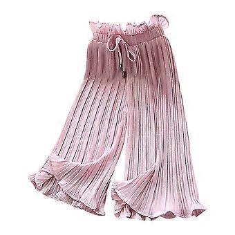 Kids Girls Wide Leg Cropped Palazzo Pants Trousers Fruugo NO