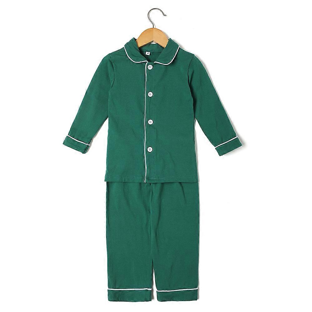 Partihandel Småbarnsflickor Pojkar Pyjamas Set Familjematchande Pjs Loungewear Stitch Babykläder 100% Bomull Julpyjamas
