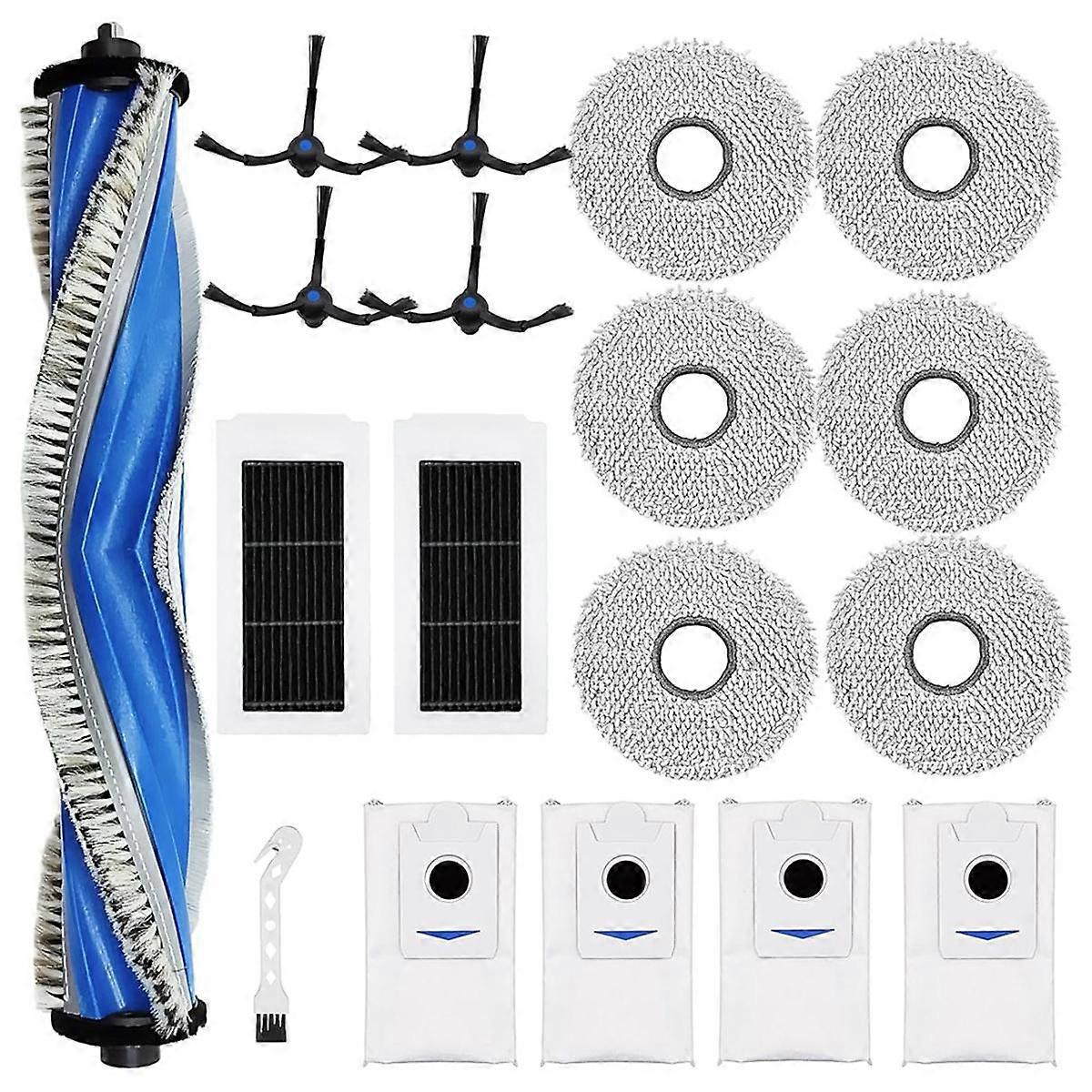 For X5 Omni, X5 Pro Robot Vacuum Cleaner Main Side Brush Hepa Filter Mop Cloth Dust Bags Spare Part
