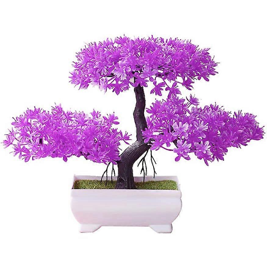 Καλωσορίζοντας πεύκο Bonsai προσομοίωση τεχνητή γλάστρα φυτό στολίδι σπίτι διακόσμηση πράσινο