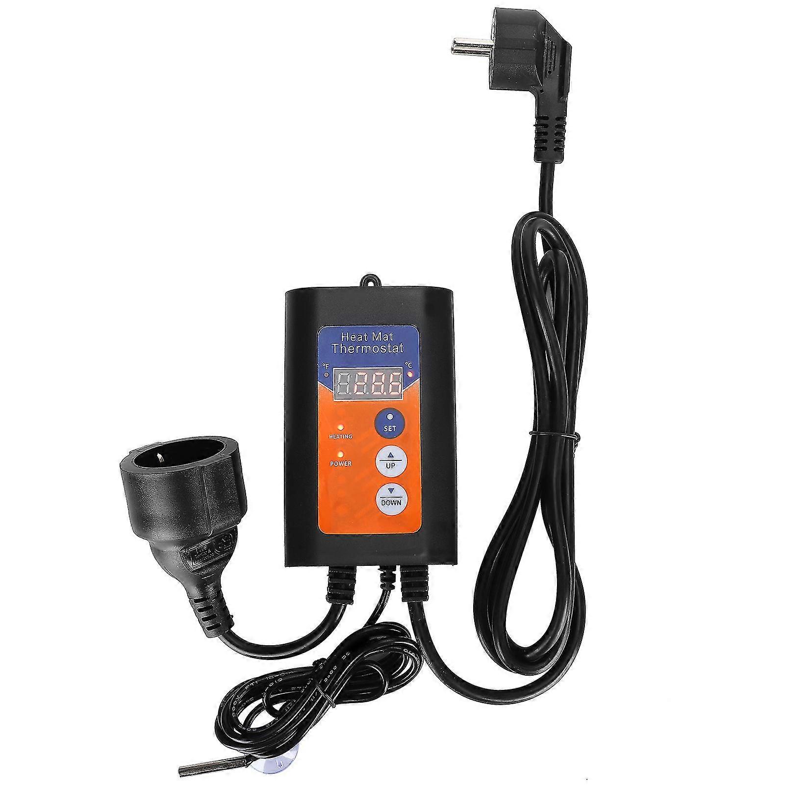 Prise UE 220V Régulateur de température Thermostats Thermorégulateur Instruments de contrôle de température