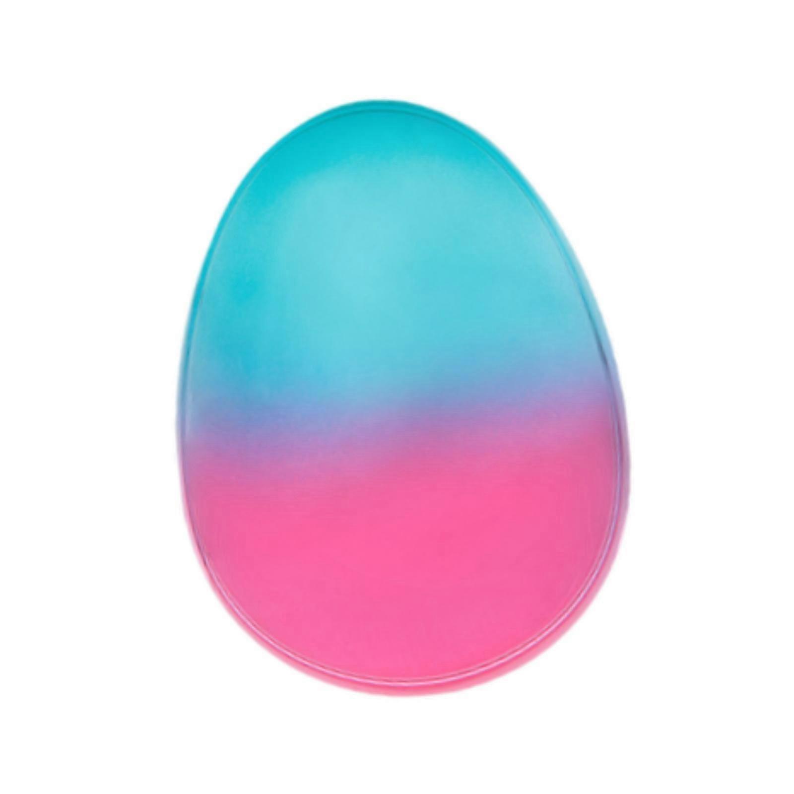 Egg Round Shape Comb Portable Massage Detangling Brush for Salon Home Travel Colorful