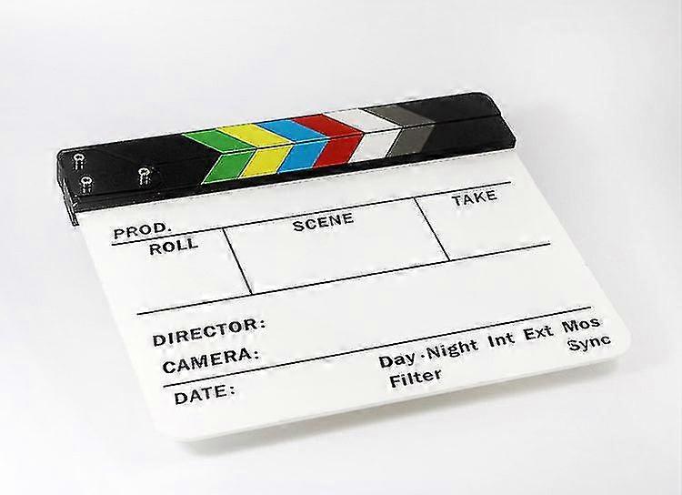 Video/photographic Props, Acrylic Board, Director's Clapper