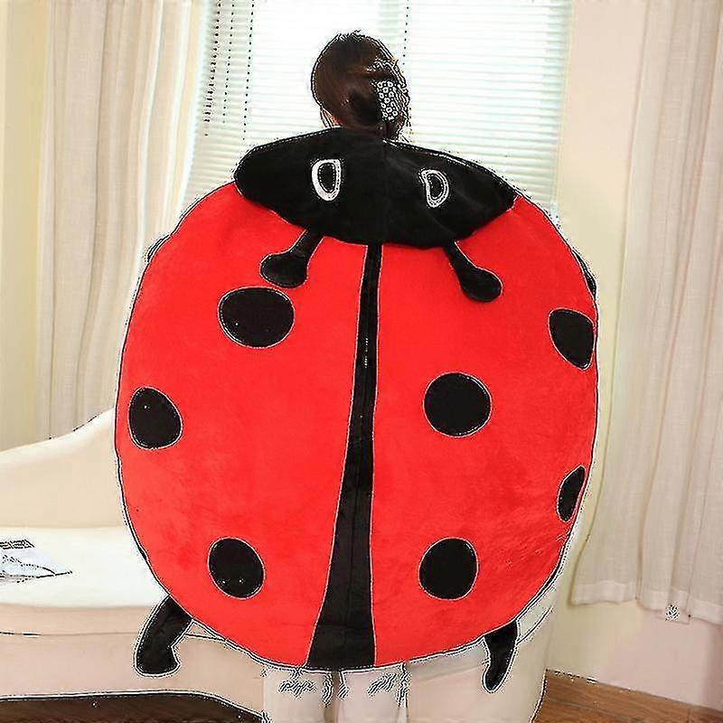 100cm Wearable Insect Plush Toys Ladybug Stuffed Cushion Funny Party Cosplay Doll Stuffed Soft Plush Sleeping Pillow Kids Gifts