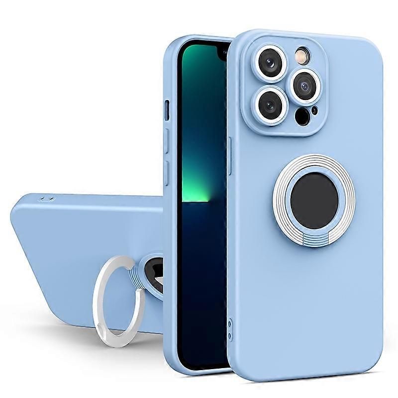 For iPhone 14 Plus Contrast Color TPU Holder Phone Case
