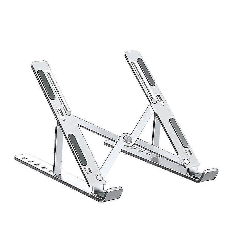 Laptop Stand, Aluminum Laptop Stand, Height Adjustable Foldable Stand(silver)