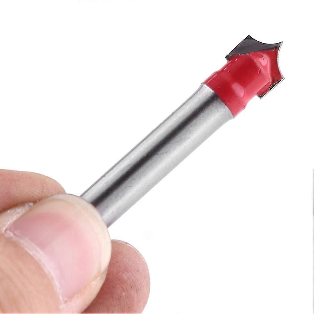 6mm Shank 3D CNC Engraving V Groove Needle Tip Router Bits Woodworking Bit Carving Tool(8mm)