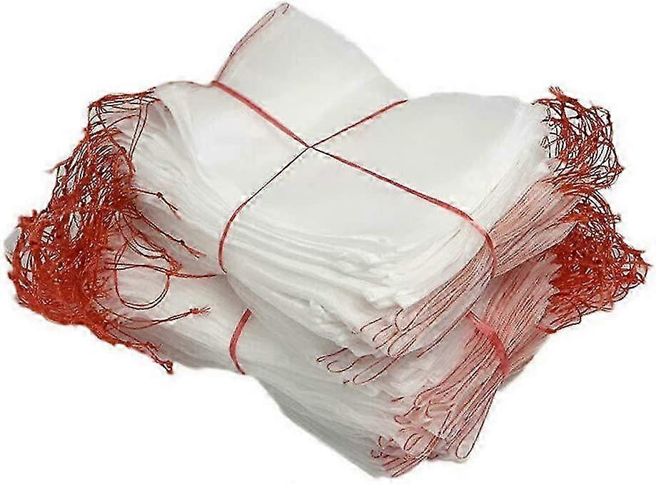 100pcs Hage plante Fruktbeskyttelse Bag Drawstring Net Bag Insekt Mygg Insekt Hage Beskytt Poser 25cm X 15cm
