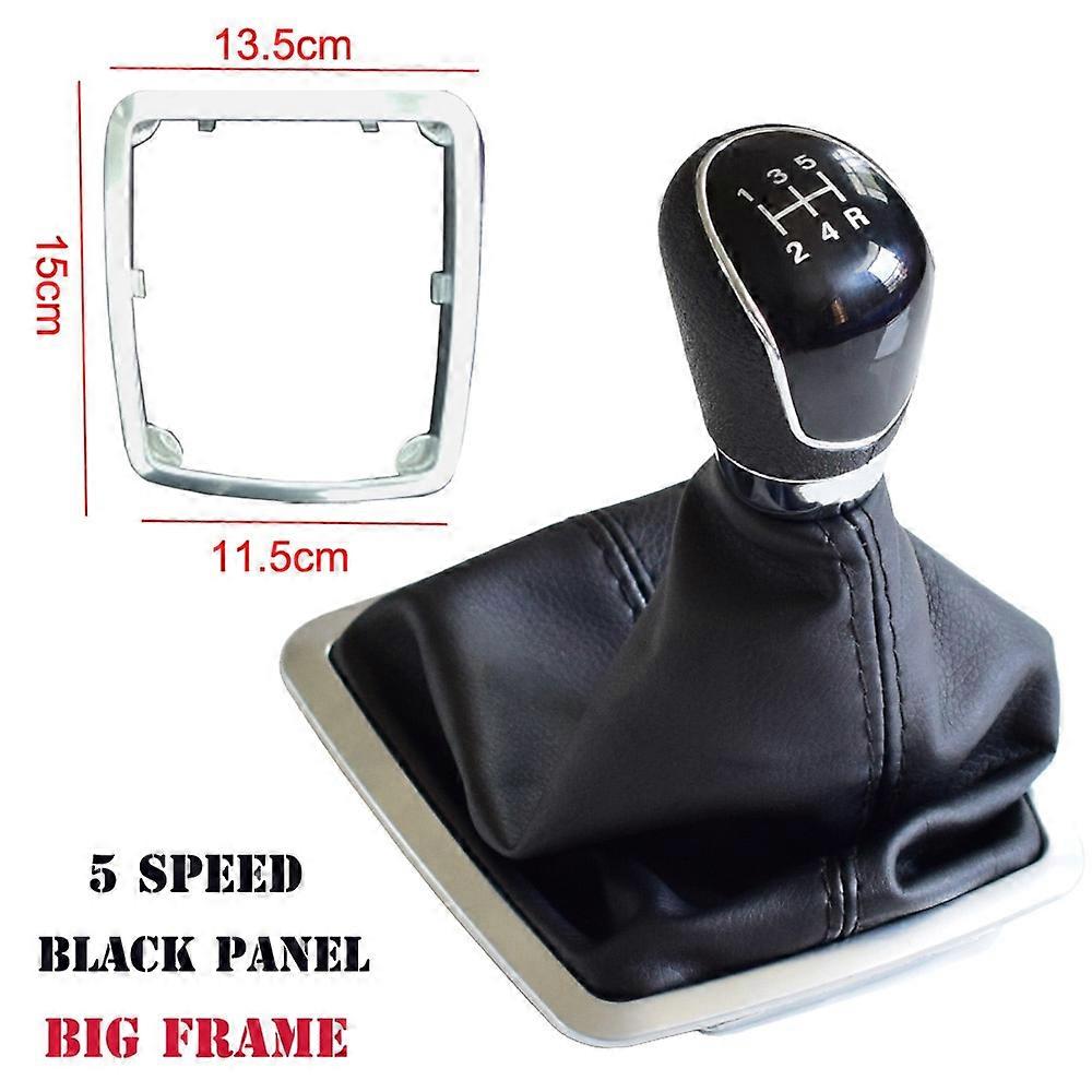 Gear Shifter Knob Lever Manual 5 6 Speed For Ford Focus 2 MK2 FL C-MAX 2006-2011 MK3 MK4 MK7 Galaxy With Leather Dustproof Cover