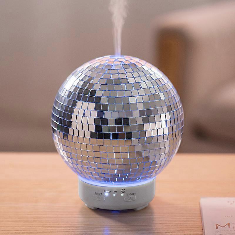 Rotating Disco Ball Diffuser with 7 Lighting Modes, Multi-Use Disco Ball Decor, Aromatherapy Essential Oil Diffuser for Home, Great for Party Decor