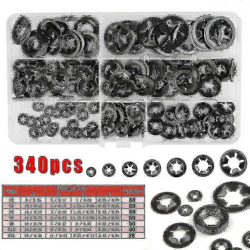 RVS Borgringen, Quick Lock Ringen - 1 Set (340st)