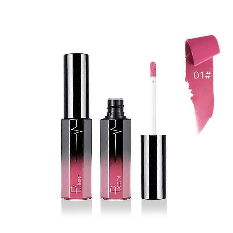 Feuchter flüssiger Lippenstift Lang anhaltender wasserfester samtiger Lipgloss Matte Lip Glaze