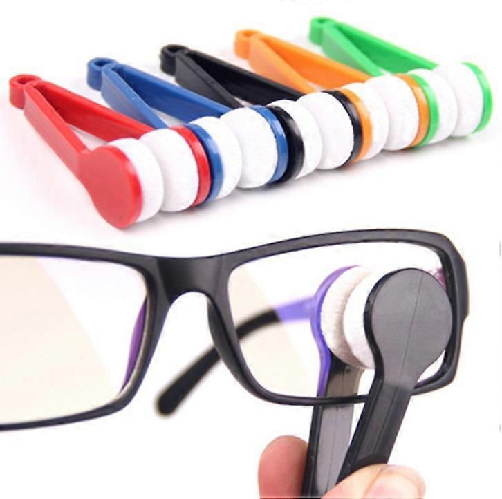 5 Pcs Mini Sun Glasses Eyeglass Microfiber Spectacles Cleaner Soft Brush