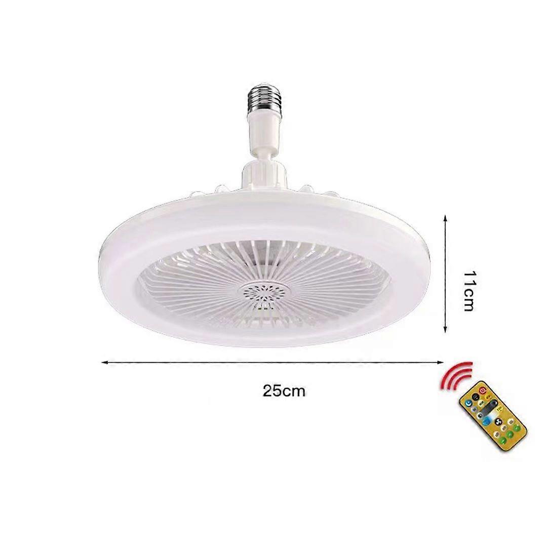 2 in 1 Smart Fan Light, 3 Blade Modern Ceiling Fan with E27 Lamp, Smart LED Ceiling Light with Fan, Ceiling Fan with Light Dimmable Remote Control