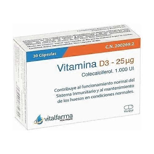 Vitamin d3 1000iu 30 capsules