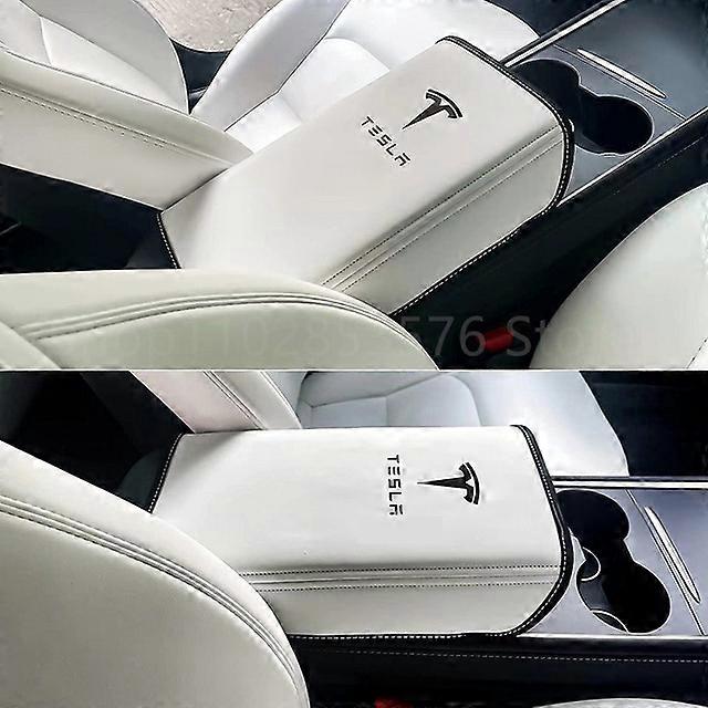 Cubierta protectora de la caja del reposabrazos de control central del automóvil para Tesla Model 3 Model Y 2022 Suministros para vehículos Tesla Model Y 2023 Accesorios