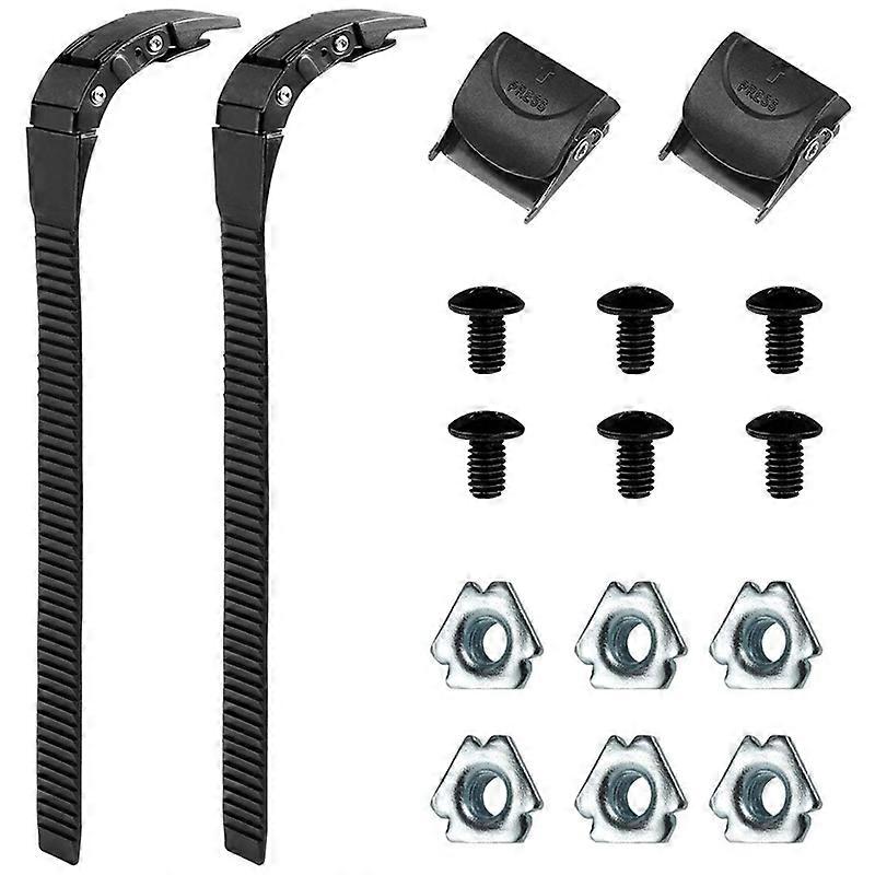 2 Set Replacement Inline Skate Strap Skating Shoes Energy Strap Skate Strap Buckles Screws for Men