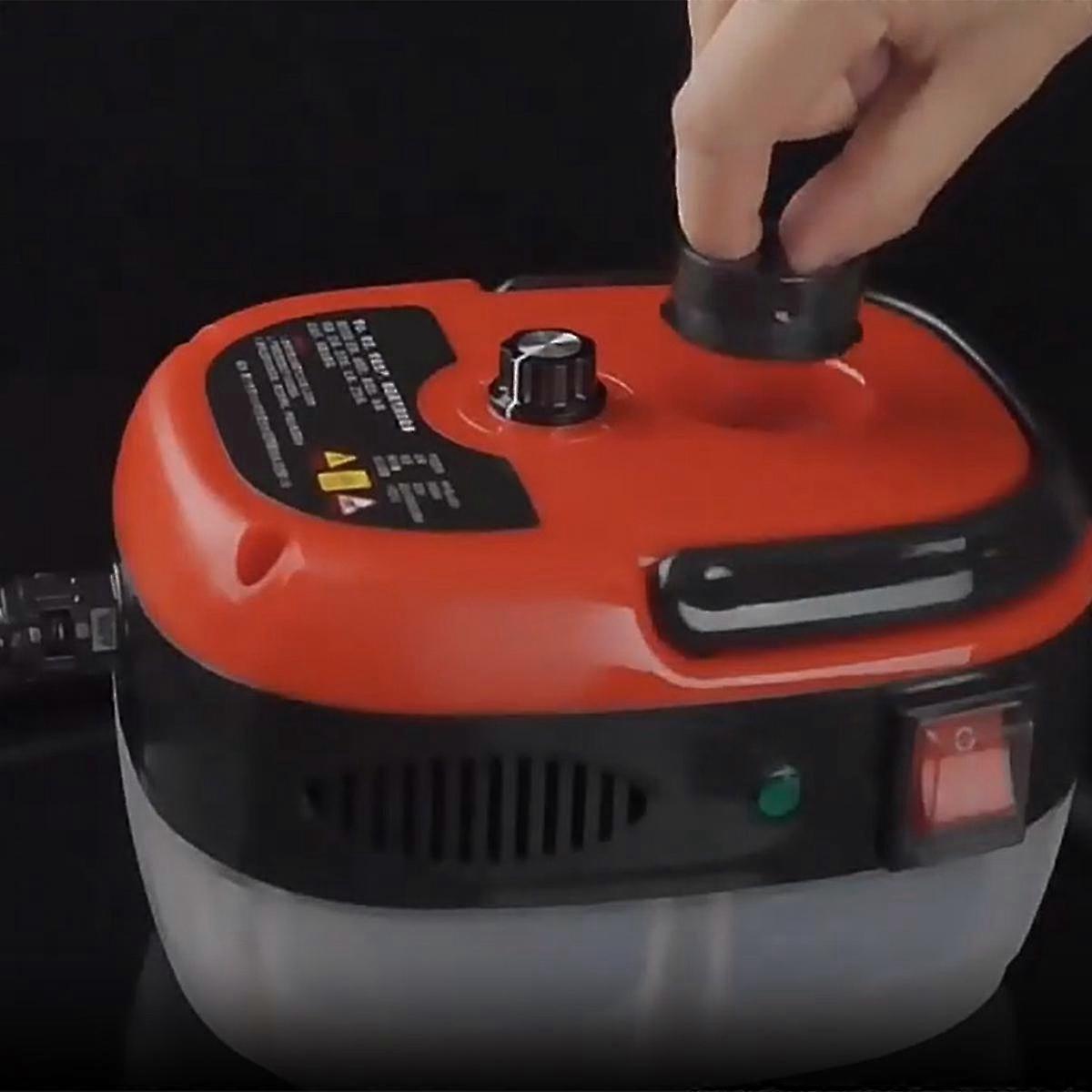 Pulitore a vapore Sterilizzazione ad alta temperatura Aria condizionata Cappa da cucina Home / Auto Pulitore a vapore 220V EU Plug Red