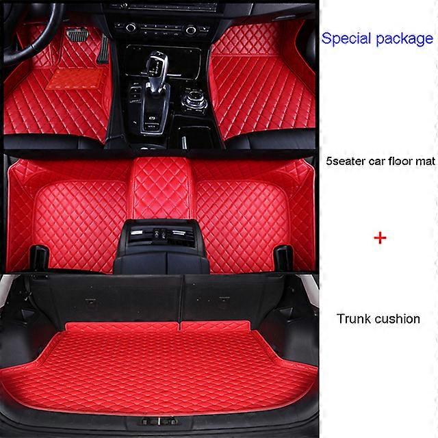 Custom Car Floor Mat for seat leon 2017 Year Interior Details Car Accessories Carpet Trunk Mats