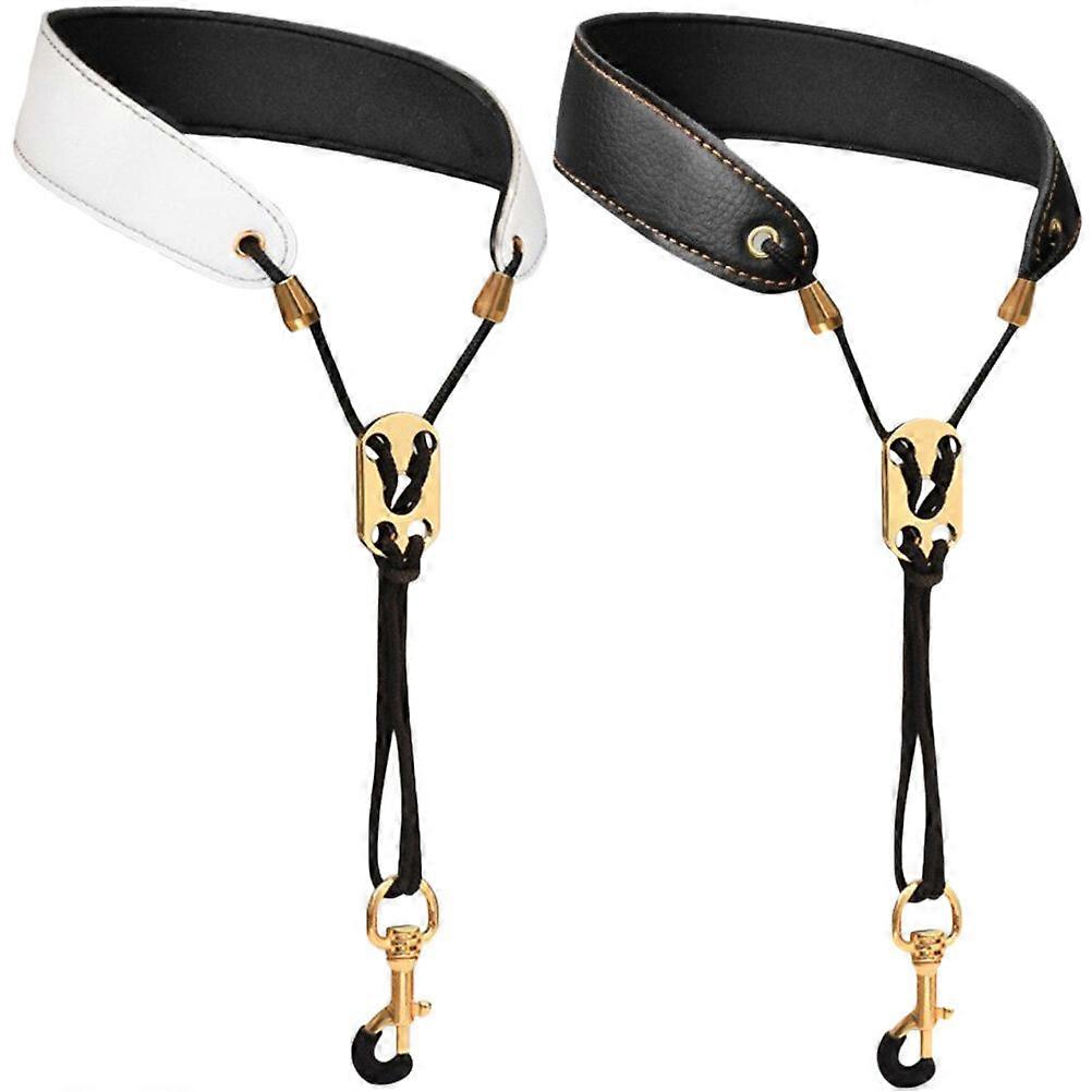 2pcs Saxophone Strap Sax Performance Belt Saxophone Single Shoulder Strap