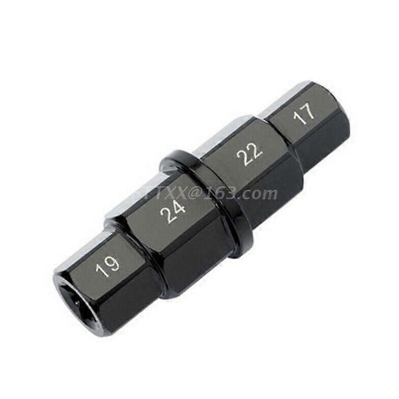 1PC Motorcycle Front Wheel Spindle Removal Sleeve 17 19 22 24mm Hub Axle Hex Allen Spindle Driver Tire Wrench Accessorie Motorcycle Knee & Shin Guard