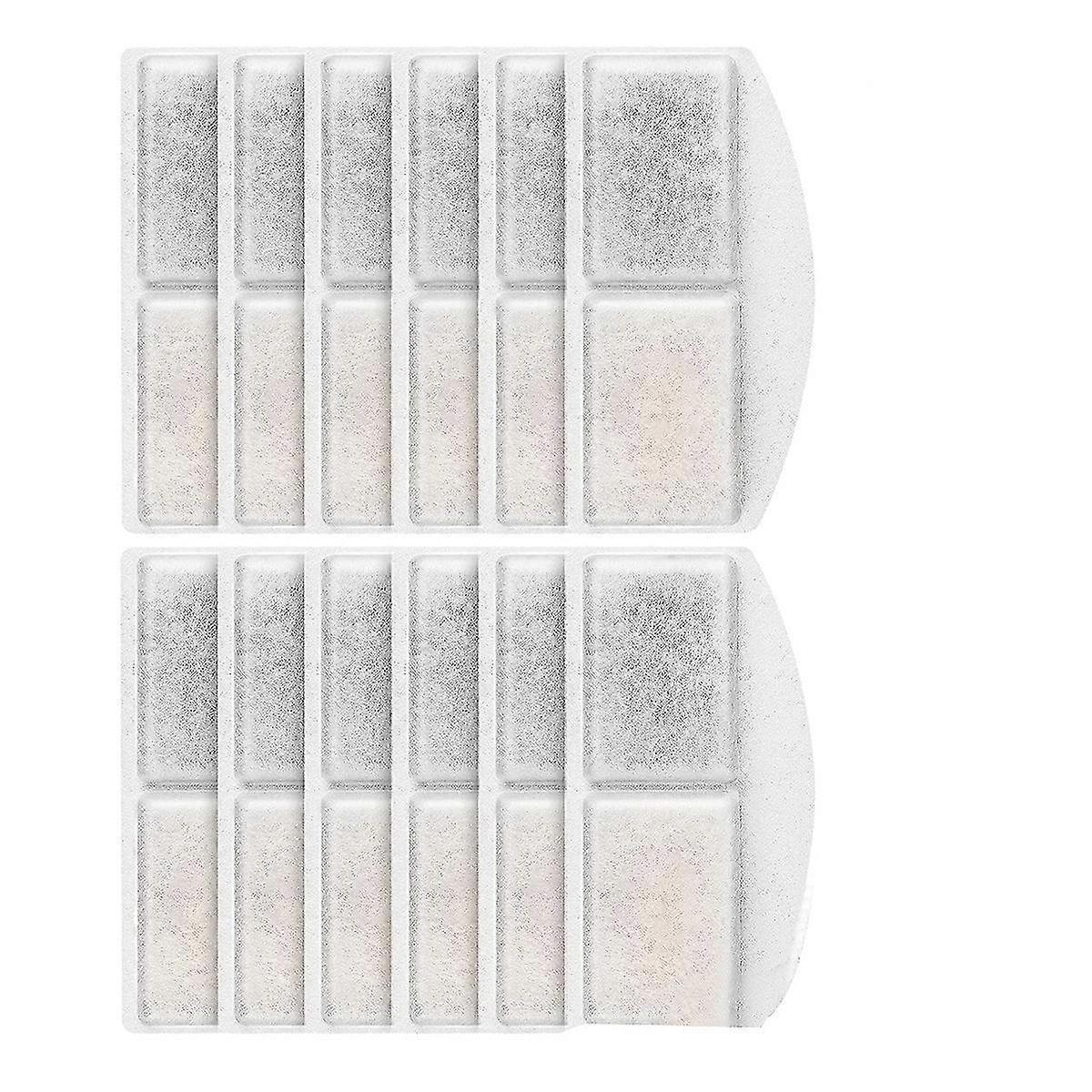 Vattenfilter och byte -filter svampar, 12 pack husdjursvatten passar för 3l husdjur