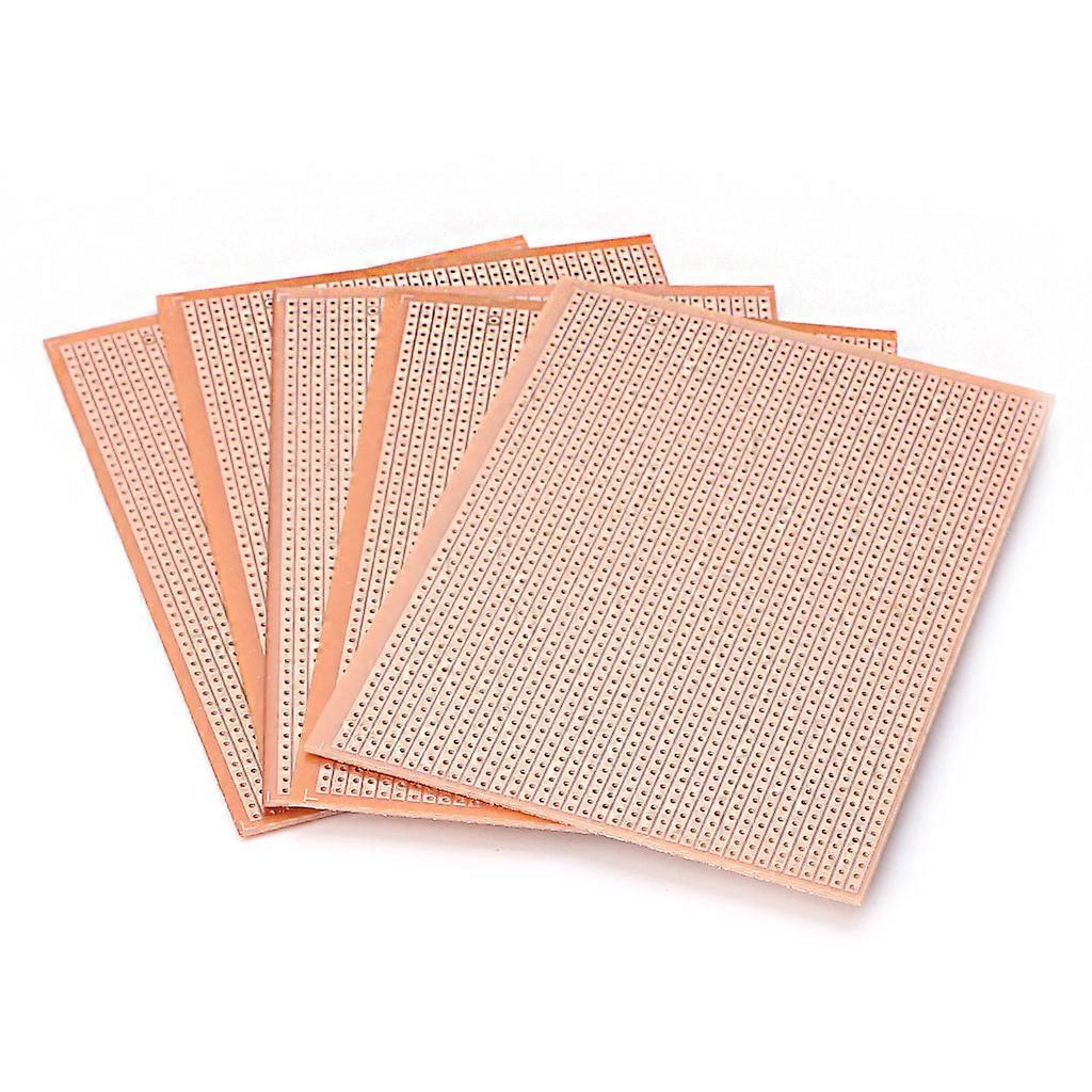 5ks Univerzální bakelitová obvodová deska DIY Prototyp PCB Prototypování Track Plate