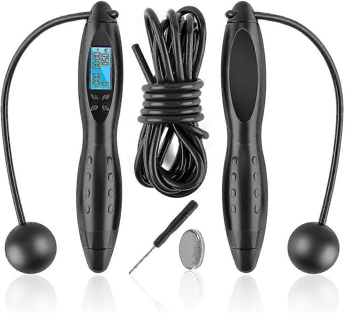 Adjustable Digital Cordless Jump Rope With Calorie Counter For Exercise And Body Building