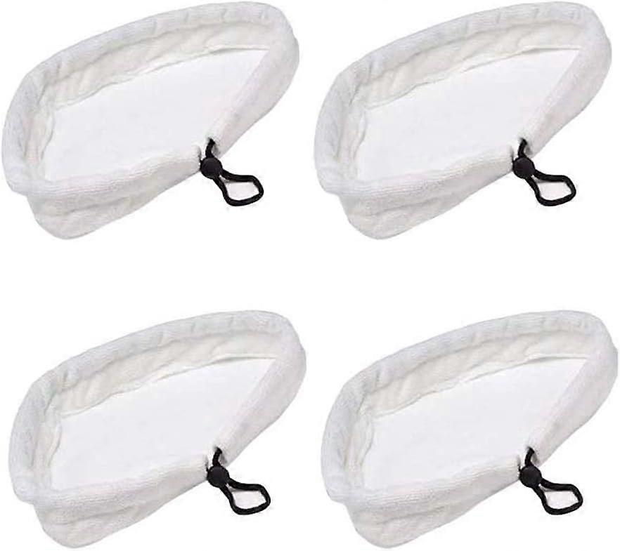 4 Steam Mop Cloths, Triangular Microfiber Steam Mop Cloth, Washable Replacement Steam Mop Pads for C