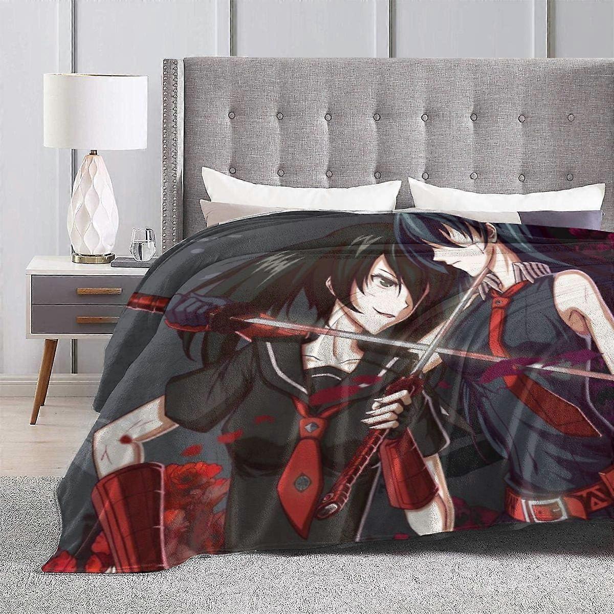 Anime Akame Ga Kill! Warm Fleece Throw Blanket for Couch Bed Sofa