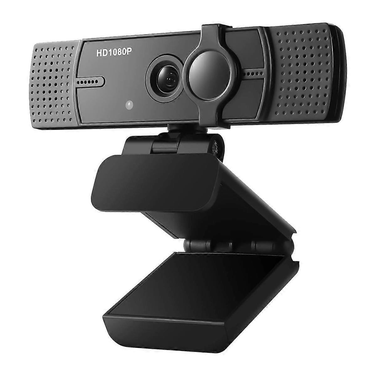 Webcam USB com microfone, 1080p USB Camera Web Camera Video Cam Calling Conferencing Streaming para PC / Laptop / Computador