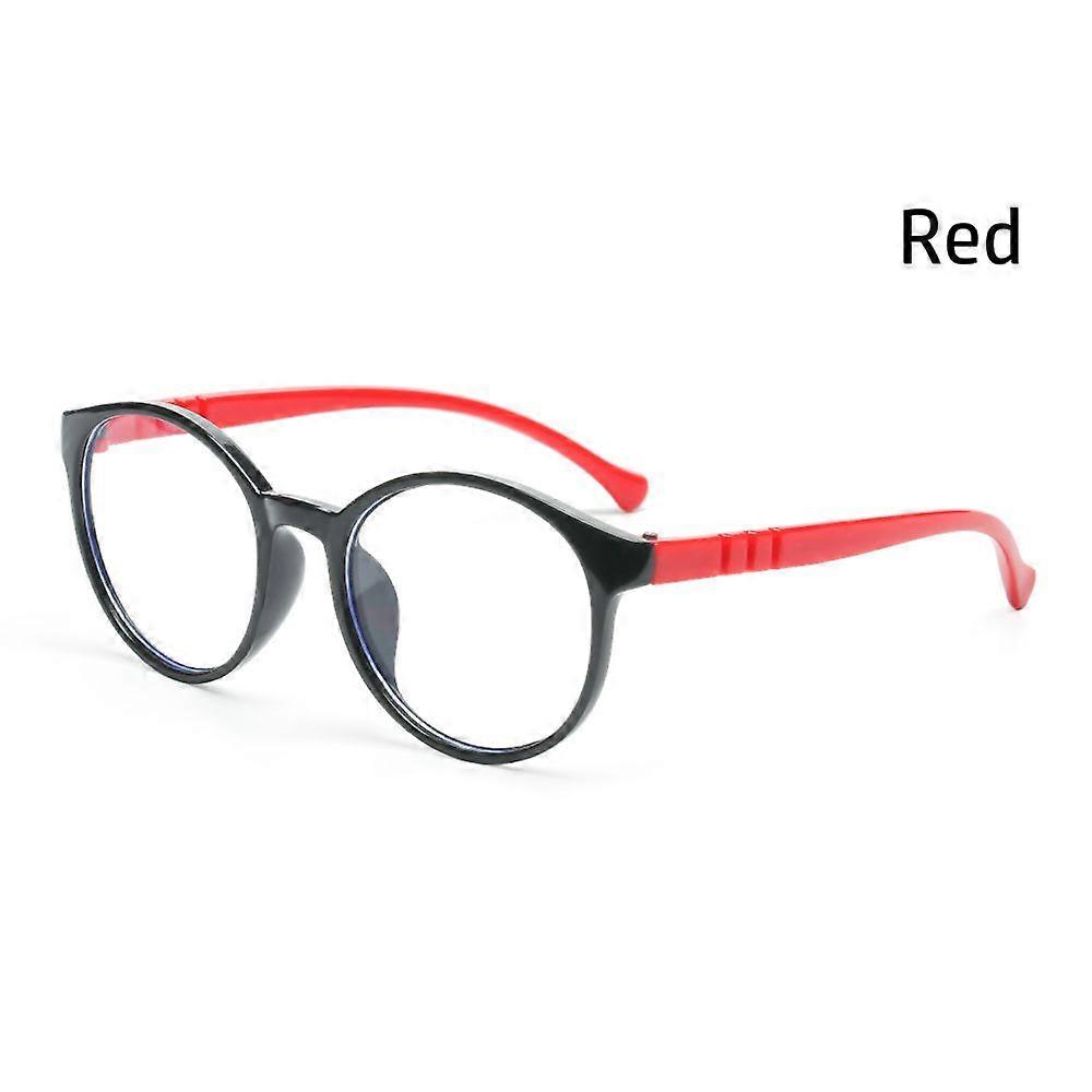 Boy Girl PC Transparent Soft Frame Kids Eyewear Clear Lens Blue Light Blocking Glasse Computer Glasses