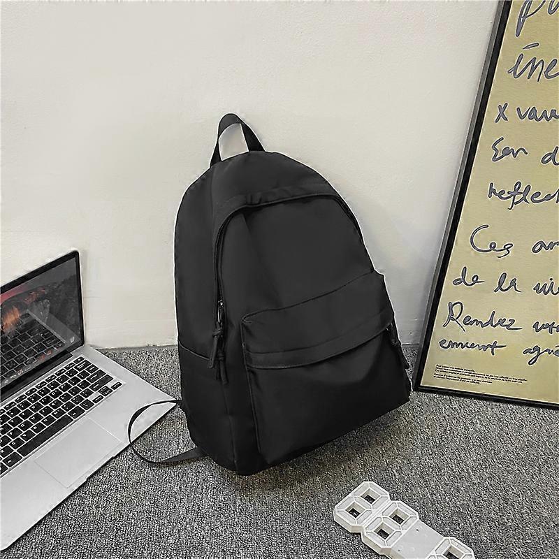 Enkelt mönster Kvinna Skolryggsäck Man College Student Travel Ryggsäck A4 Bok Skolväska för tonårsflicka Pojke 2023 Nya Mochila