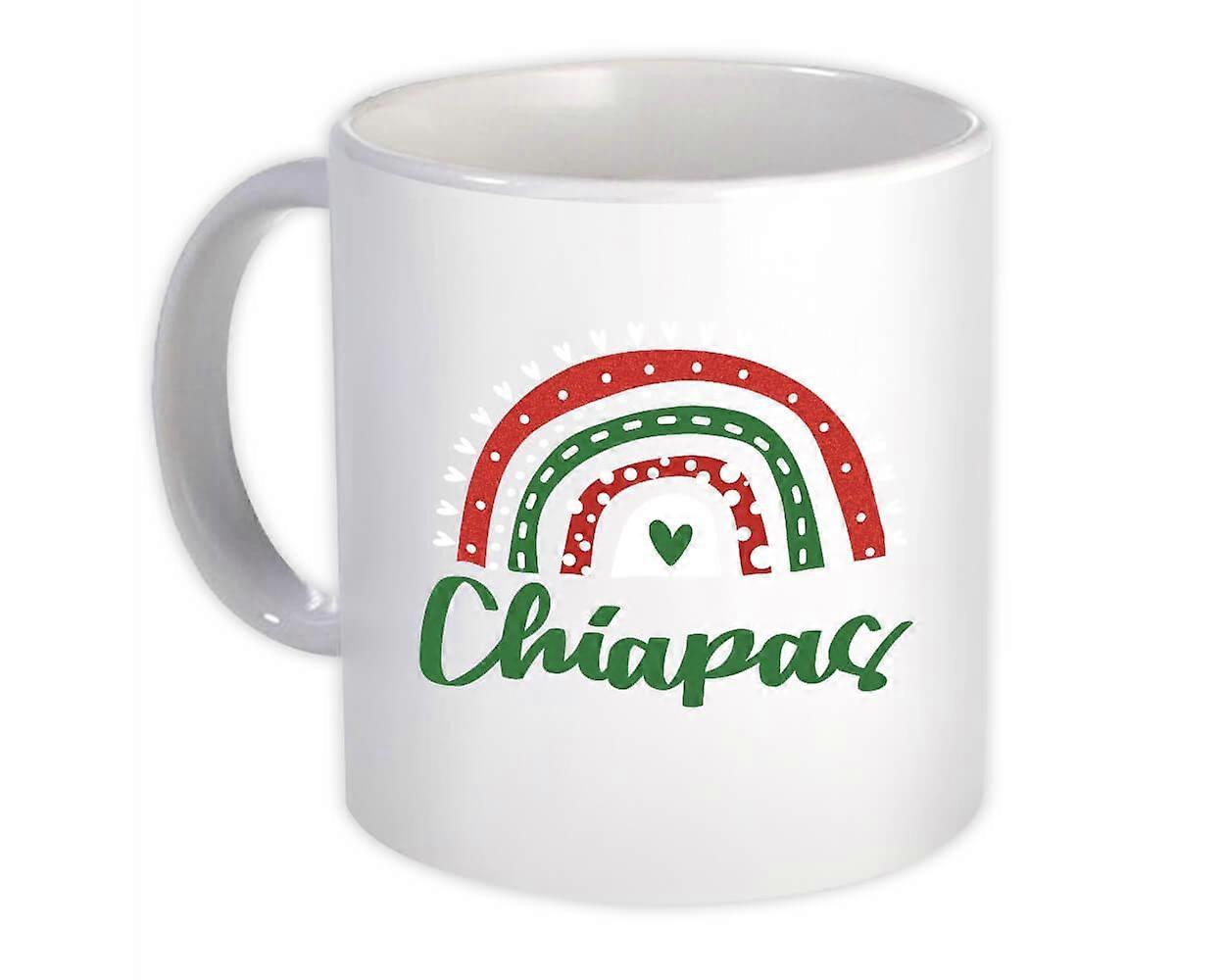 Geschenkbecher: Chiapas Mexiko Regenbogen
