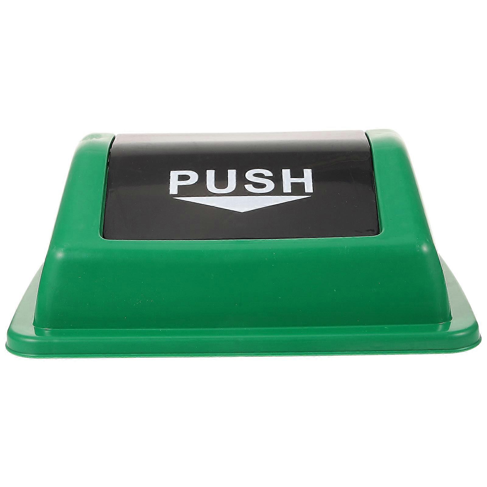 Trash Can Replacement Cover Plastic Trash Bin Lid Waste Bin Plastic Cover Protector