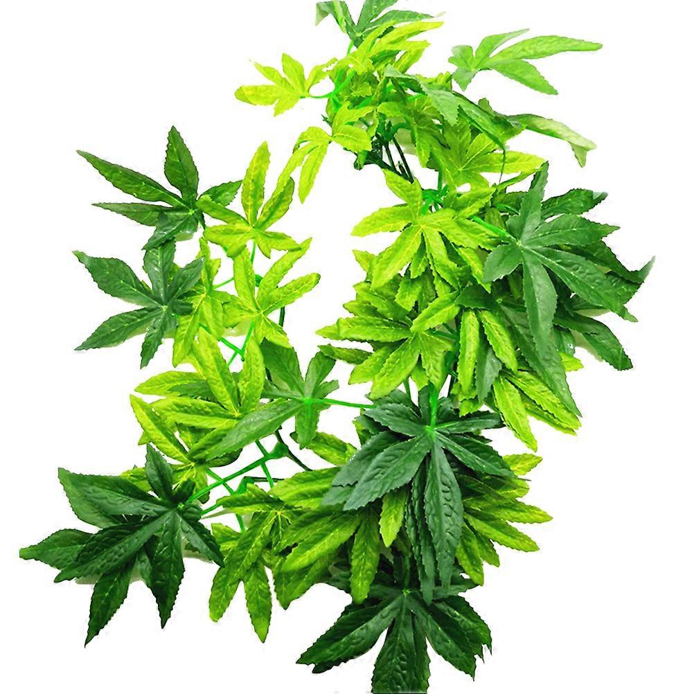 النباتات حوض السمك زينة حوض السمك نباتات مائية وهمية نباتات المياه البلاستيكية حلي خزان الأسماك