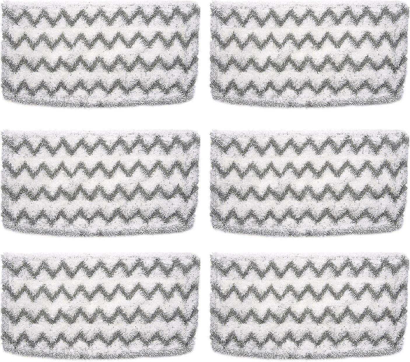 6 Pack Replacement Pads For Shark S1000 S1000a S1000c S1000wm S10001c Steam Mop