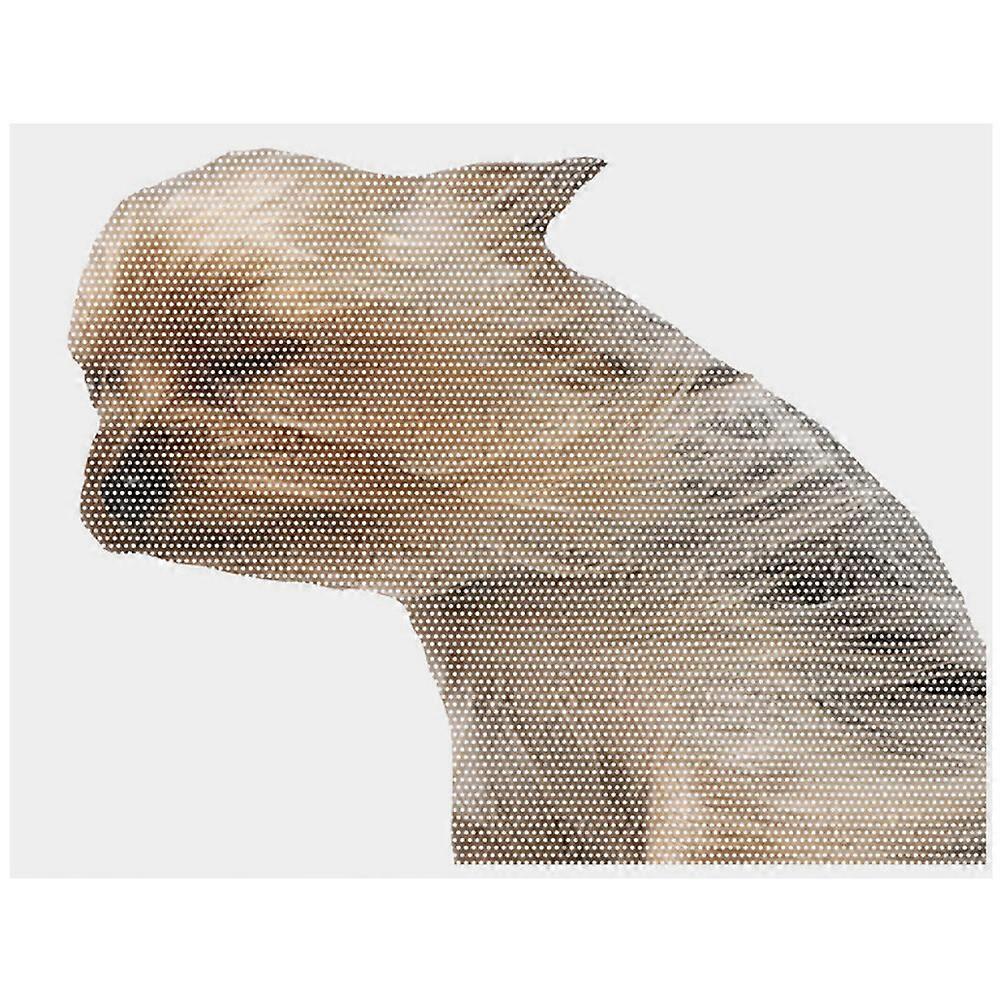 PVC Car Sticker Auto Window Decal Blowing Dog Pattern Auto Window Decal