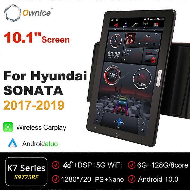 1920 * 1080 1080P Android 10.0 per HYUNDAI SONATA 2017-2019 Autoradio Video Audio 13.3 