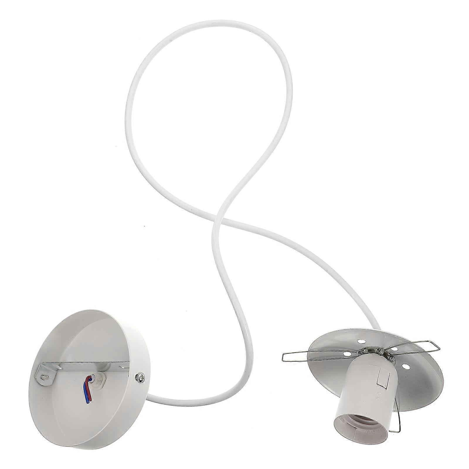 1Pc Ceiling Light Lamp Holder Decorative Light Holder PVC Ceiling Lamp Holder