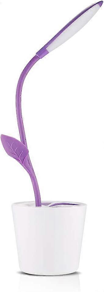 Wireless Desk Lamp, Adjustable Brightness Touch Led Reading Table Lamp