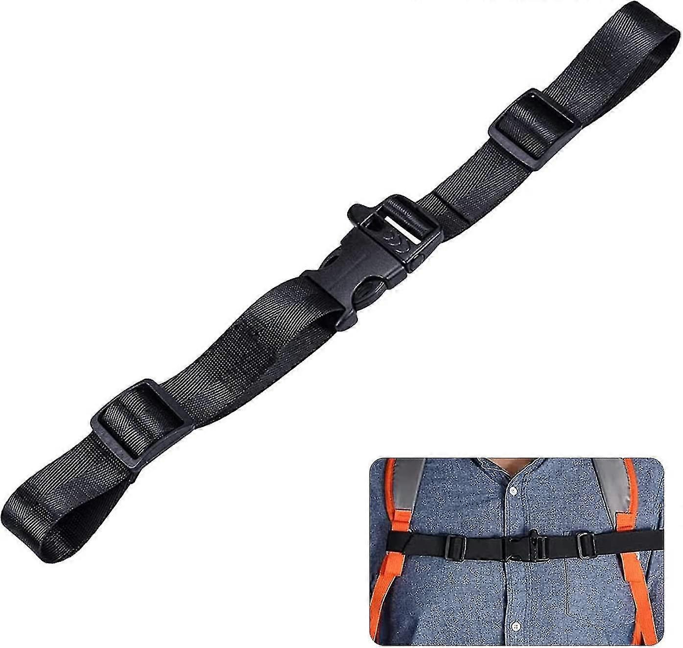 Adjustable Chest Straps, Backpack Chest Strap, Backpack Utility Strap With Whistle, Adjustable Heavy Duty Non-slip Clip-on Strap Durable Portable Back