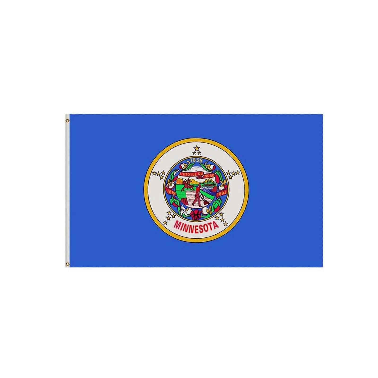 New Upgrade MN Flags Minnesota State Flag,State of Minnesota Flag 150*90CM