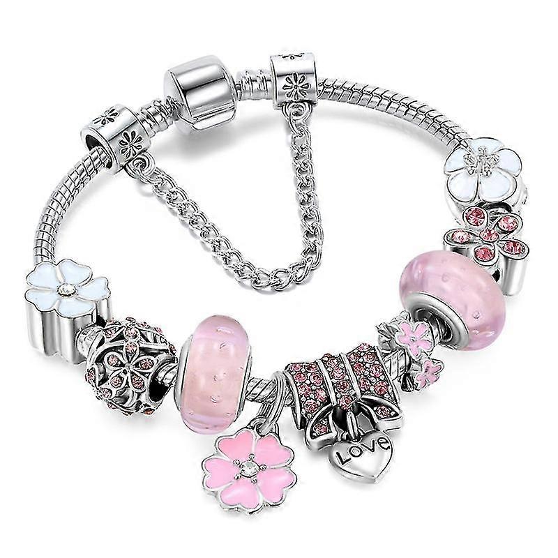 Bracelets De Charme Mode Femmes Perles Diy Pandora Style Bijoux