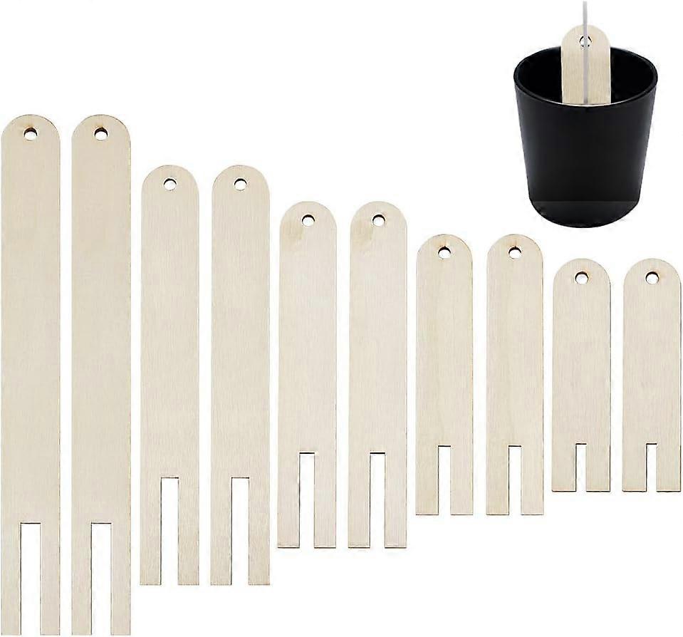 DIY 2 Sets Candle Holders Wick Centring Devices Wick Stabilisers Wick Holders with Grooves at The Bottom and Holes at The Top for Large Candles and Mu