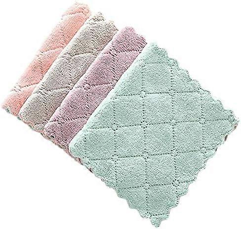 2pcs Microfiber cloth, dishcloth, Super absorbent effect
